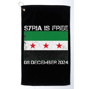 Syria Is Finally Free Celebrate The Freedom March Syria Free Platinum Collection Golf Towel