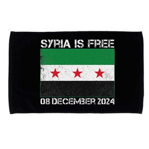 Syria Is Finally Free Celebrate The Freedom March Syria Free Microfiber Hand Towel