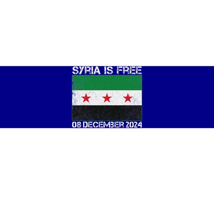 Syria Is Finally Free Celebrate The Freedom March Syria Free Bumper Sticker