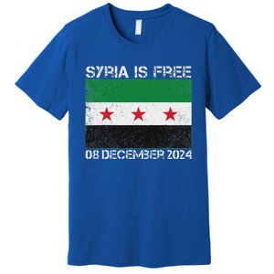 Syria Is Finally Free Celebrate The Freedom March Syria Free Premium T-Shirt