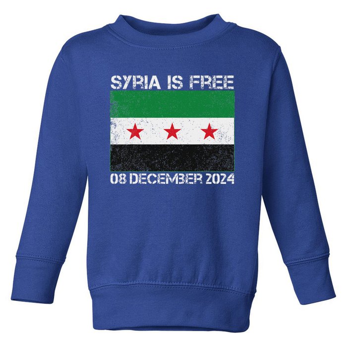 Syria Is Finally Free Celebrate The Freedom March Syria Free Toddler Sweatshirt