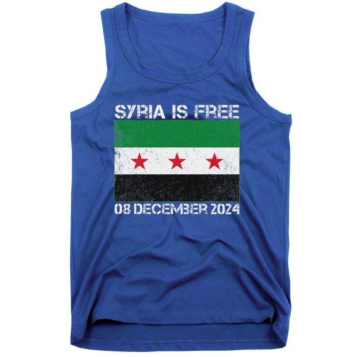 Syria Is Finally Free Celebrate The Freedom March Syria Free Tank Top