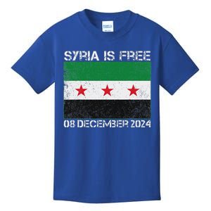 Syria Is Finally Free Celebrate The Freedom March Syria Free Kids T-Shirt