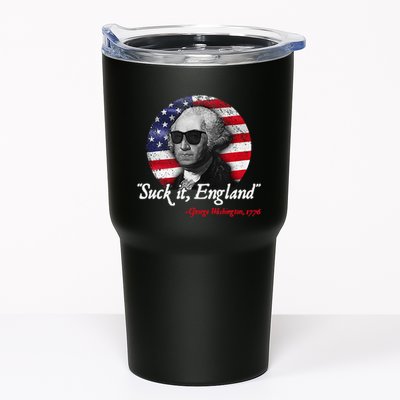 Suck It Funny England 4th of July George Washington Funny Tumbler