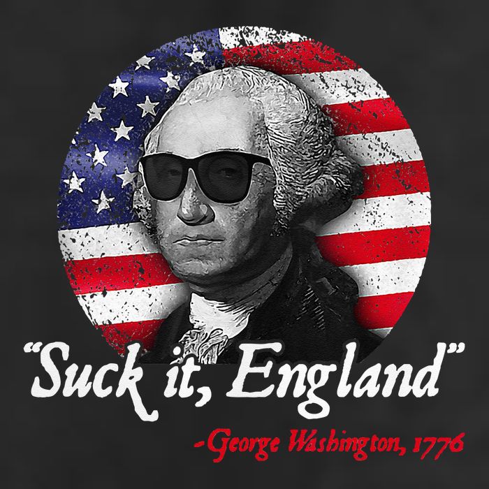Suck It Funny England 4th of July George Washington Funny Microfiber Hand Towel