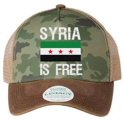Syria Is Free Syrian Flag Legacy Tie Dye Trucker Hat