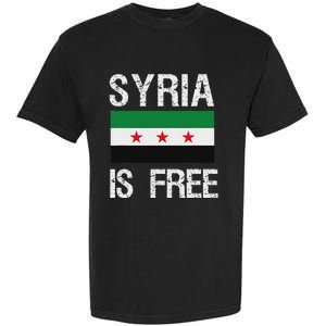 Syria Is Free Syrian Flag Garment-Dyed Heavyweight T-Shirt