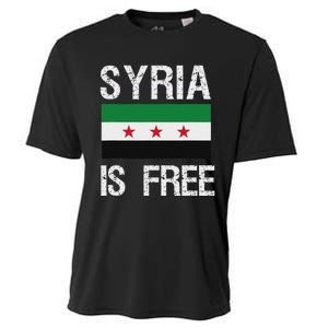 Syria Is Free Syrian Flag Cooling Performance Crew T-Shirt