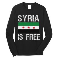 Syria Is Free Syrian Flag Long Sleeve Shirt