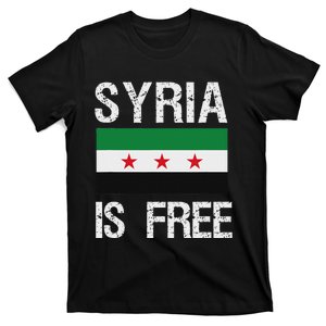 Syria Is Free Syrian Flag T-Shirt