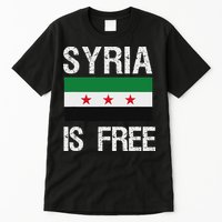 Syria Is Free Syrian Flag Tall T-Shirt