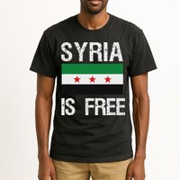 Syria Is Free Syrian Flag Tall T-Shirt