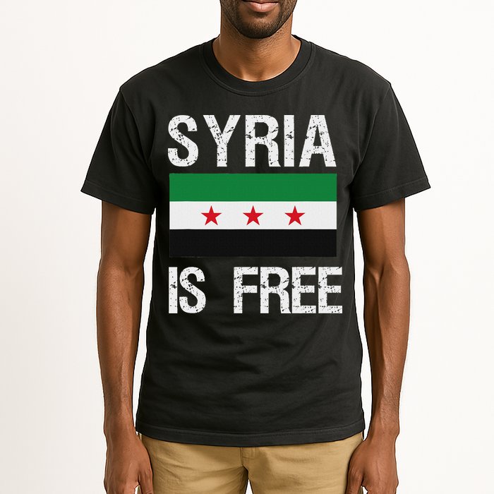 Syria Is Free Syrian Flag Tall T-Shirt
