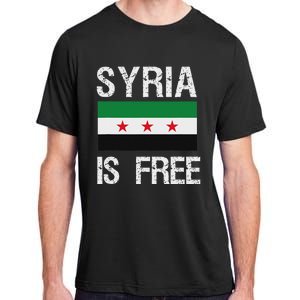 Syria Is Free Syrian Flag Adult ChromaSoft Performance T-Shirt