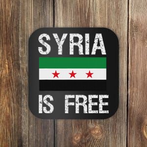 Syria Is Free Syrian Flag Coaster