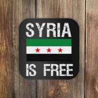 Syria Is Free Syrian Flag Coaster