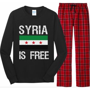 Syria Is Free Syrian Flag Long Sleeve Pajama Set