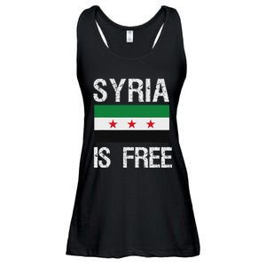 Syria Is Free Syrian Flag Ladies Essential Flowy Tank