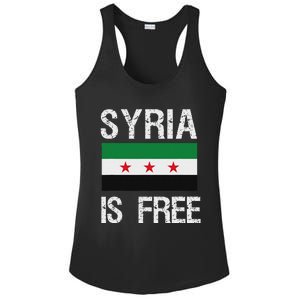 Syria Is Free Syrian Flag Ladies PosiCharge Competitor Racerback Tank