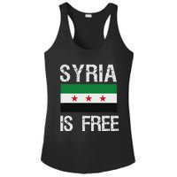 Syria Is Free Syrian Flag Ladies PosiCharge Competitor Racerback Tank