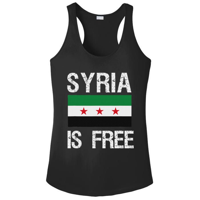 Syria Is Free Syrian Flag Ladies PosiCharge Competitor Racerback Tank