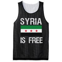 Syria Is Free Syrian Flag Mesh Reversible Basketball Jersey Tank