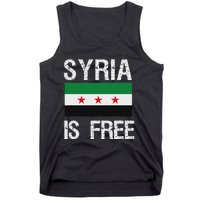 Syria Is Free Syrian Flag Tank Top