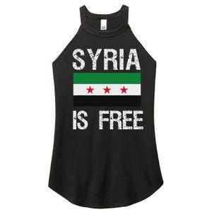 Syria Is Free Syrian Flag Women's Perfect Tri Rocker Tank