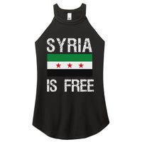 Syria Is Free Syrian Flag Women's Perfect Tri Rocker Tank