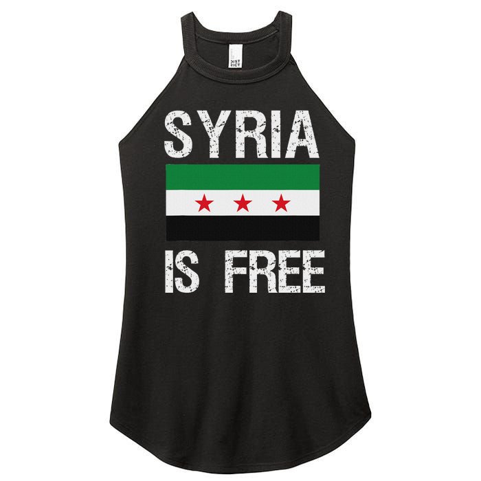 Syria Is Free Syrian Flag Women's Perfect Tri Rocker Tank