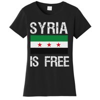 Syria Is Free Syrian Flag Women's T-Shirt