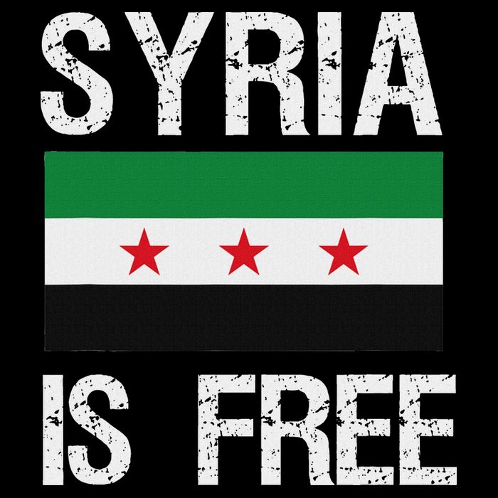 Syria Is Free Syrian Flag Zip Tote Bag