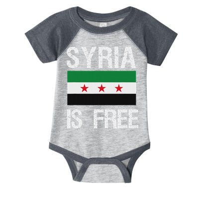Syria Is Free Syrian Flag Infant Baby Jersey Bodysuit