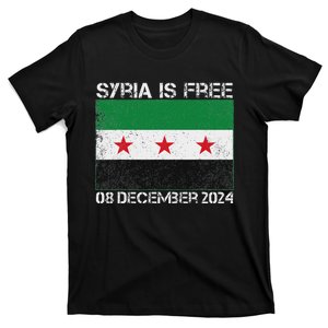 Syria Is Finally Free Celebrate The Freedom March Syria Free T-Shirt