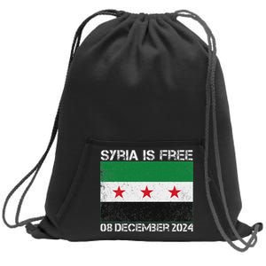 Syria Is Finally Free Celebrate The Freedom March Syria Free Sweatshirt Cinch Pack Bag