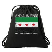 Syria Is Finally Free Celebrate The Freedom March Syria Free Drawstring Bag