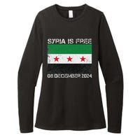 Syria Is Finally Free Celebrate The Freedom March Syria Free Womens CVC Long Sleeve Shirt