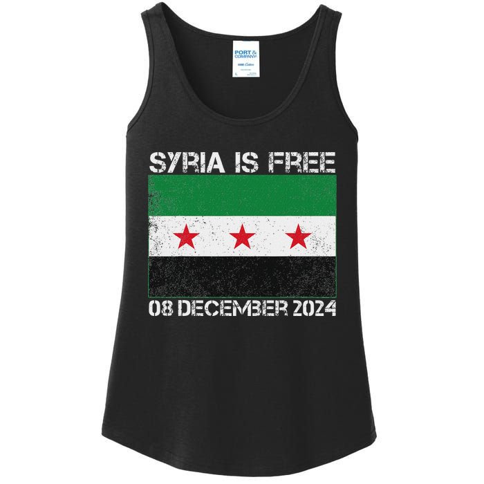 Syria Is Finally Free Celebrate The Freedom March Syria Free Ladies Essential Tank