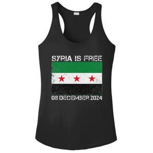 Syria Is Finally Free Celebrate The Freedom March Syria Free Ladies PosiCharge Competitor Racerback Tank