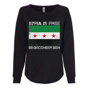 Syria Is Finally Free Celebrate The Freedom March Syria Free Womens California Wash Sweatshirt