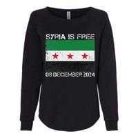 Syria Is Finally Free Celebrate The Freedom March Syria Free Womens California Wash Sweatshirt