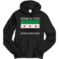 Syria Is Finally Free Celebrate The Freedom March Syria Free Tie Dye Hoodie