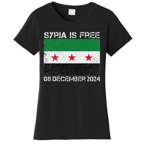 Syria Is Finally Free Celebrate The Freedom March Syria Free Women's T-Shirt