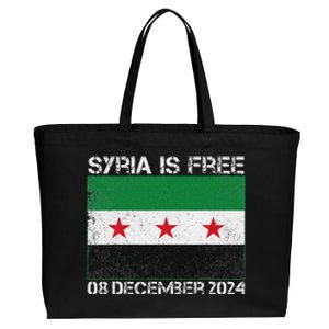 Syria Is Finally Free Celebrate The Freedom March Syria Free Cotton Canvas Jumbo Tote