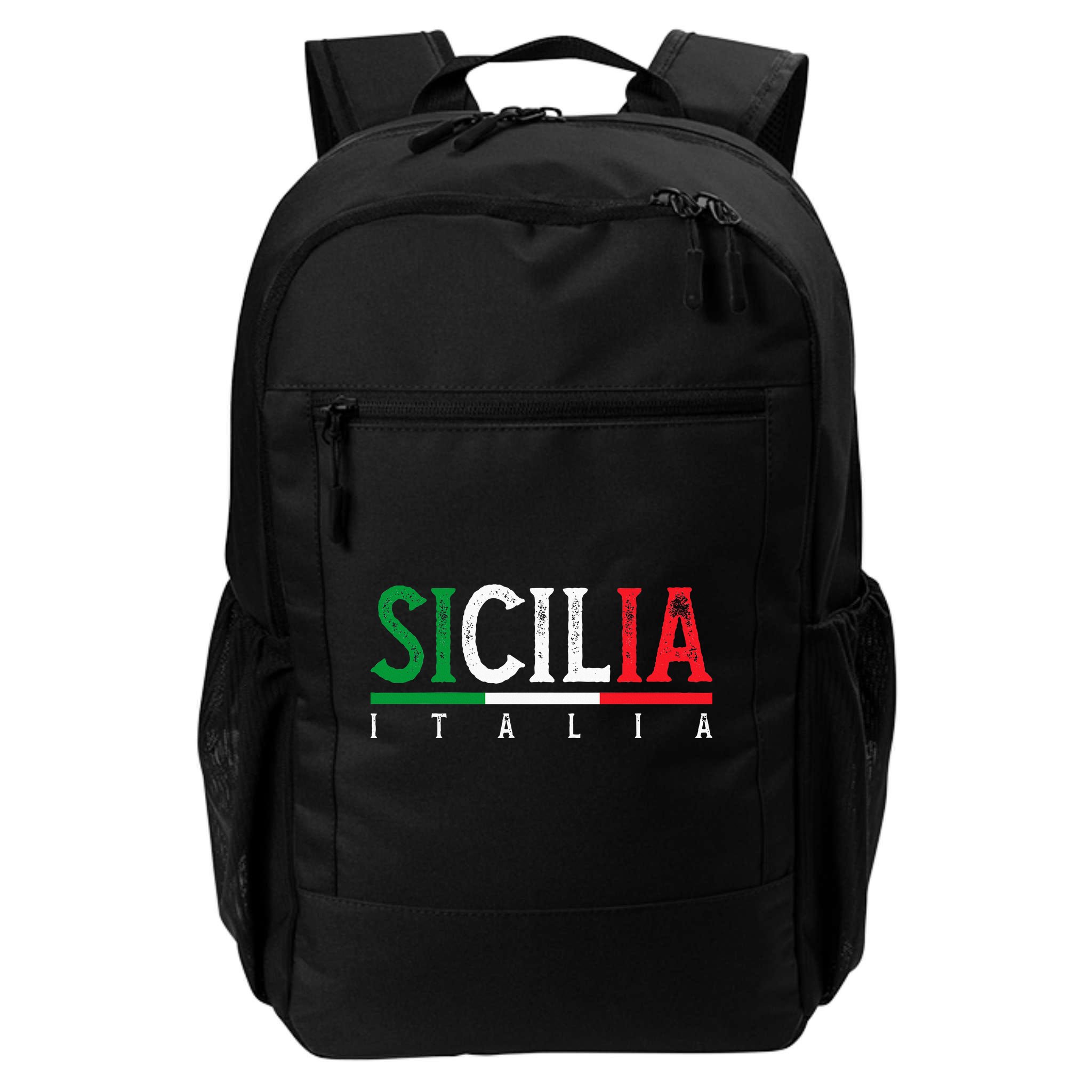 Sicilia Italia Flag Of Sicily Proud Sicilian Italian Backpack