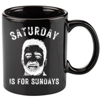 Saturday Is For Sundays Football Head Coach Jeff Saturday 11oz C Handle Ceramic Mug