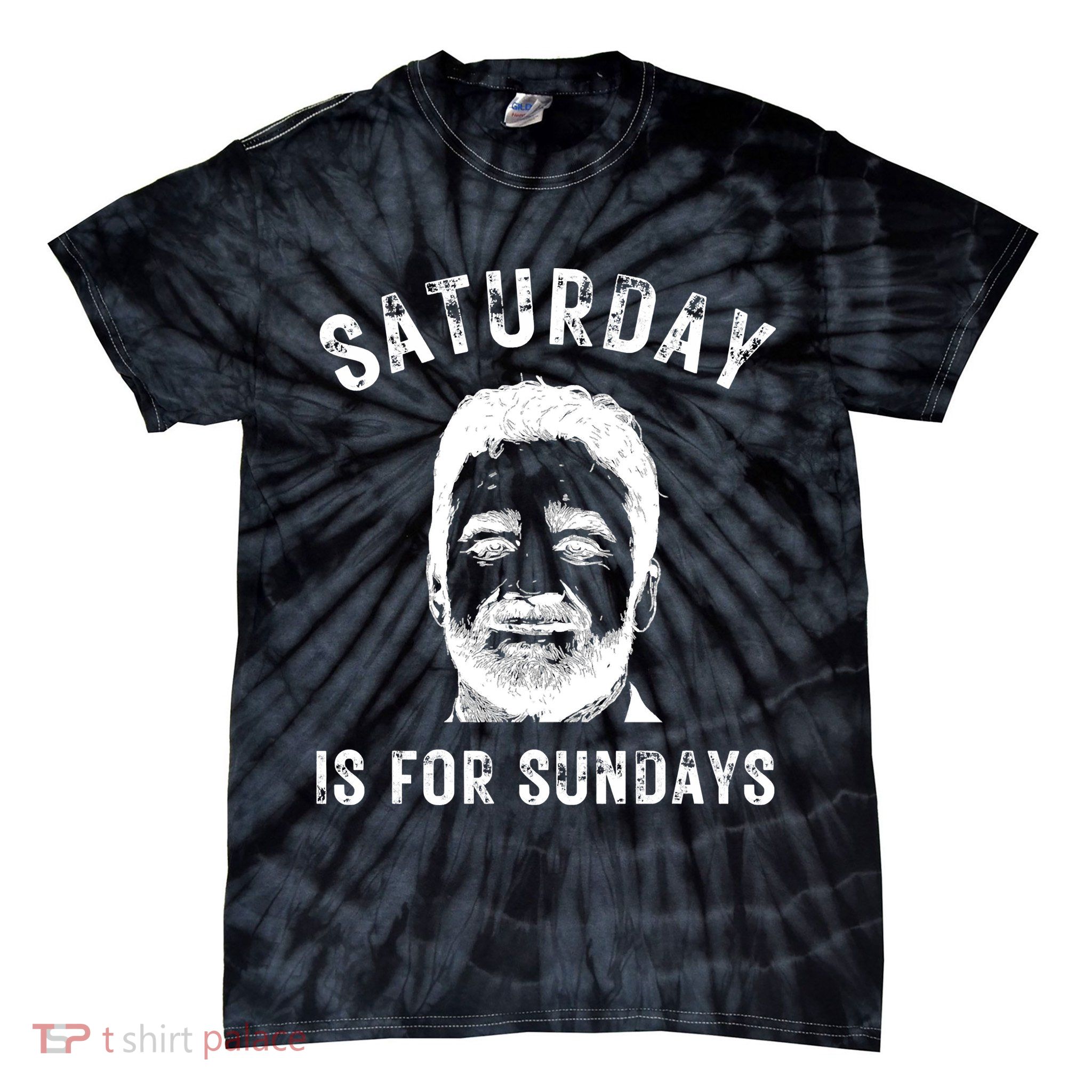 Saturday Is For Sundays Football Head Coach Jeff Saturday Tie-Dye T-Shirt