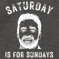 Saturday Is For Sundays Football Head Coach Jeff Saturday Vector Backpack