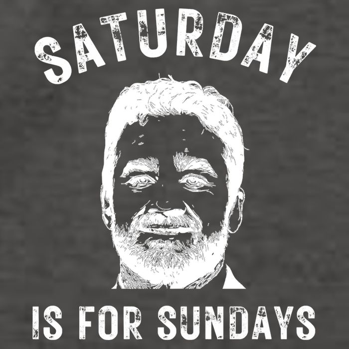 Saturday Is For Sundays Football Head Coach Jeff Saturday Vector Backpack