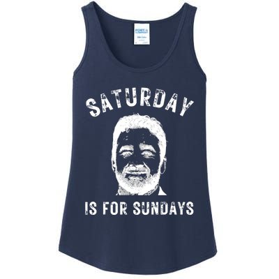 Saturday Is For Sundays Football Head Coach Jeff Saturday Ladies Essential Tank